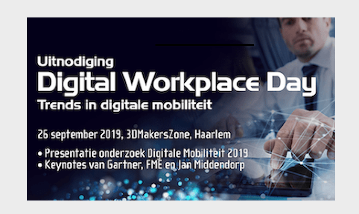 Digital Leaders en beslissers welkom op Digital Workplace Day image