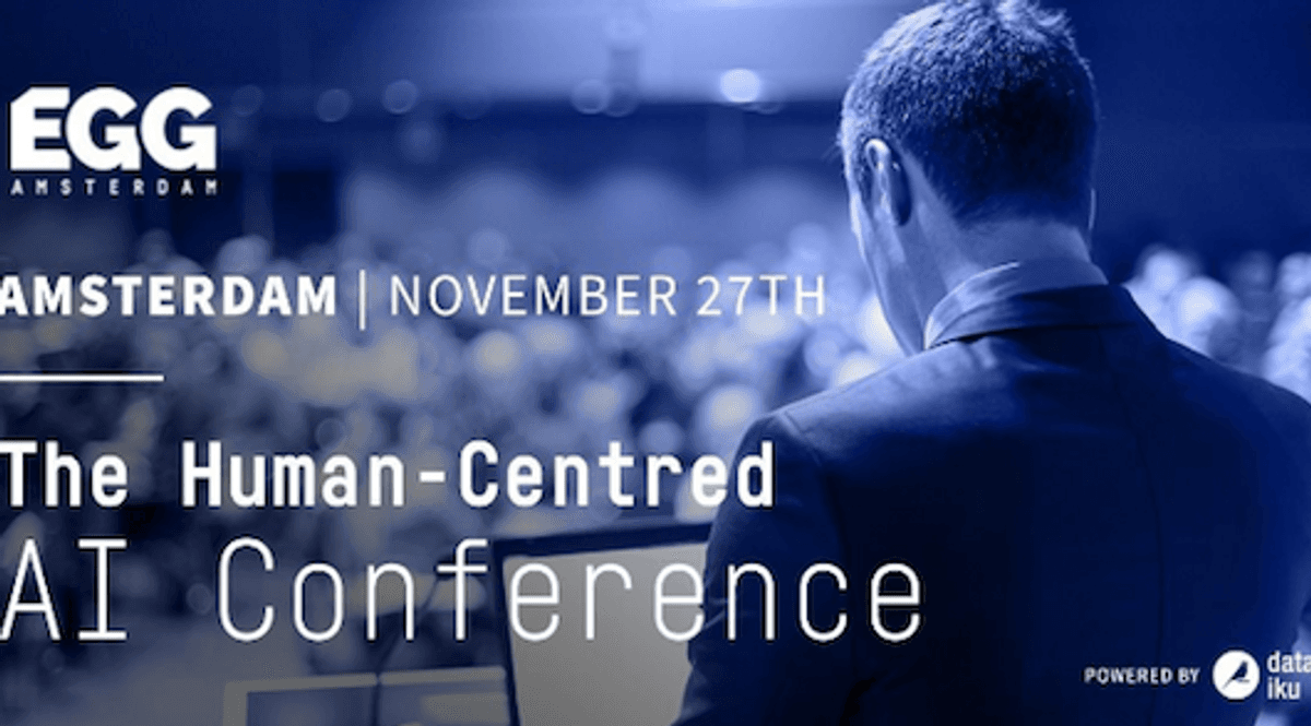 AI-conferentie 'EGG’ komt op 27 november naar Amsterdam image