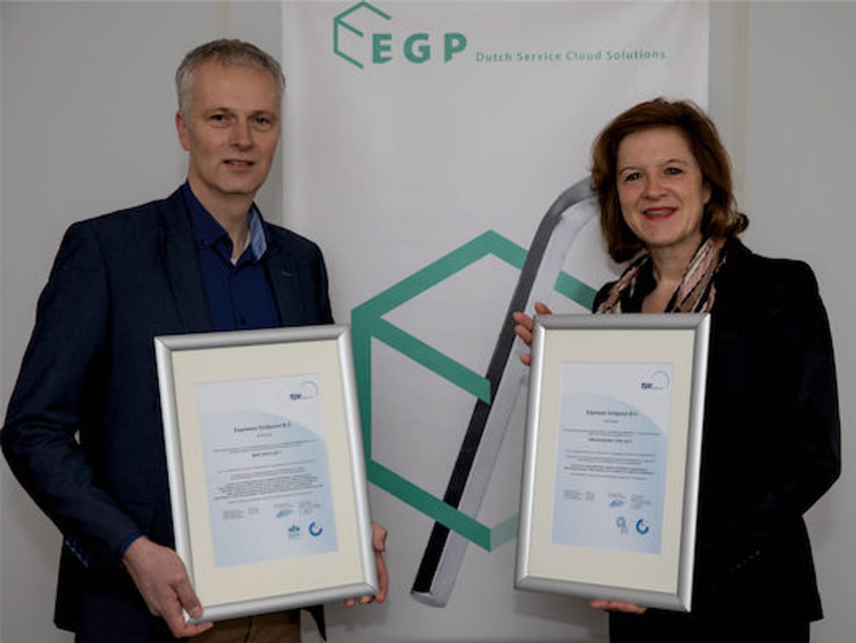 EGP is gecertificeerd voor ISO 27001 en NEN 7510 image