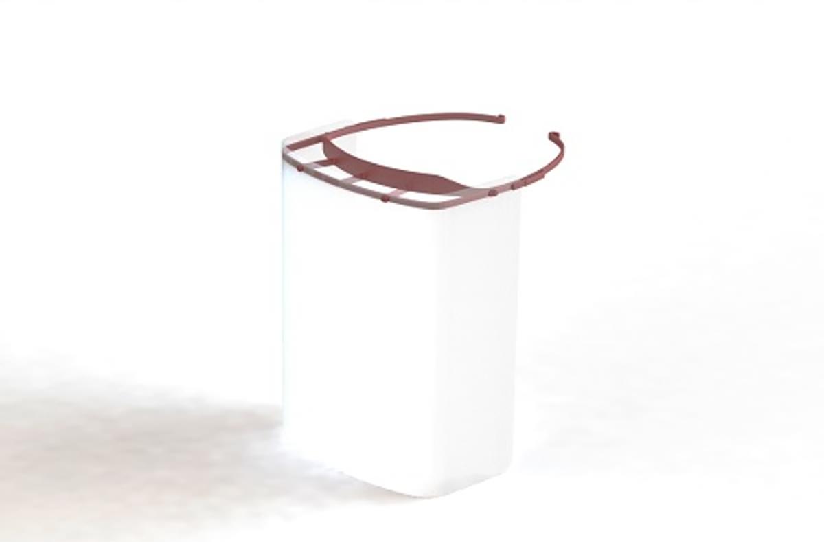 Geprint Gelaatsscherm voor medisch personeel door MAKERS4ALL image