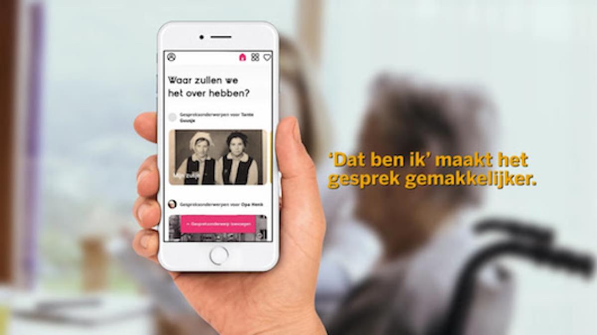 Alzheimer Nederland stimuleert contact met naasten via app image