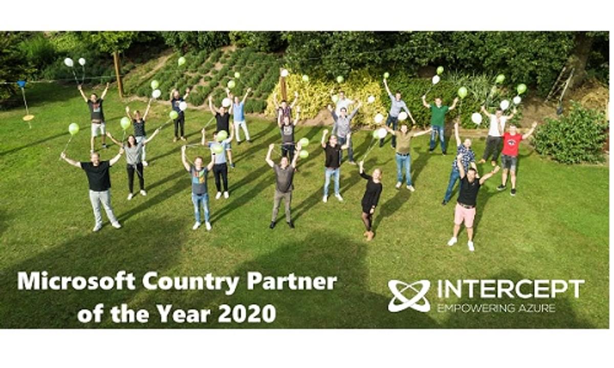 Intercept is winnaar Microsoft Country Partner of the Year Award 2020 image