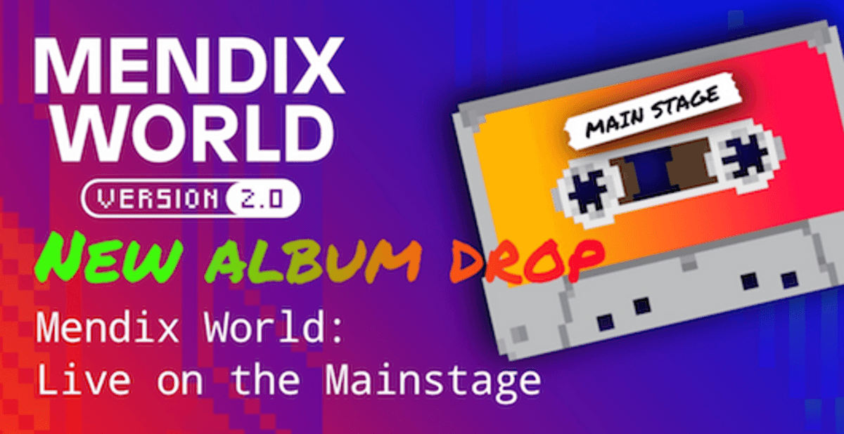 Mendix World on-demand beschikbaar image