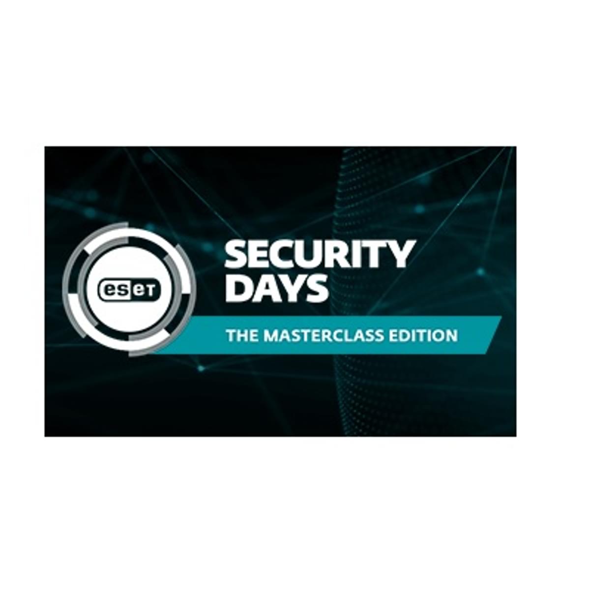 ESET Security Days 2020 - The Masterclass Edition image