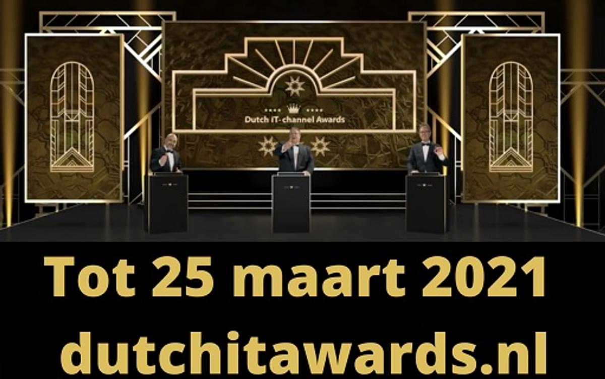 Dutch IT Channel Awards Show vindt plaats op donderdagavond 25 maart image