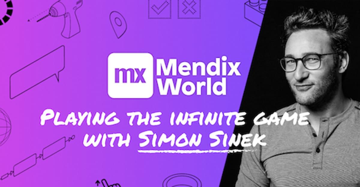 TED-spreker en bestseller-auteur Simon Sinek is keynote spreker op Mendix World image