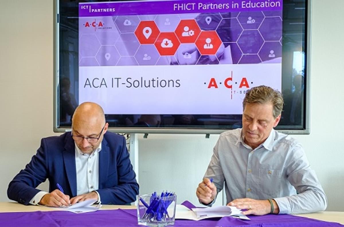 Fontys Hogeschool ICT en ACA IT-Solutions starten samenwerking image