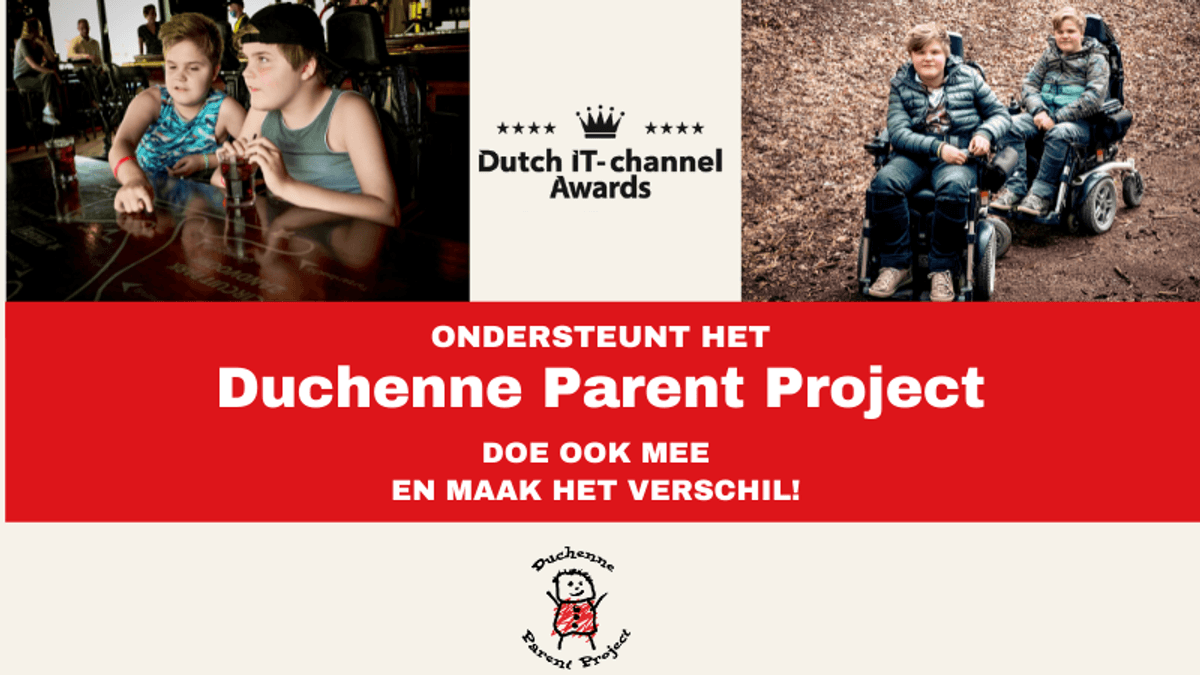 Duchenne Parent Project dolblij met samenwerking Dutch IT-channel Awards image