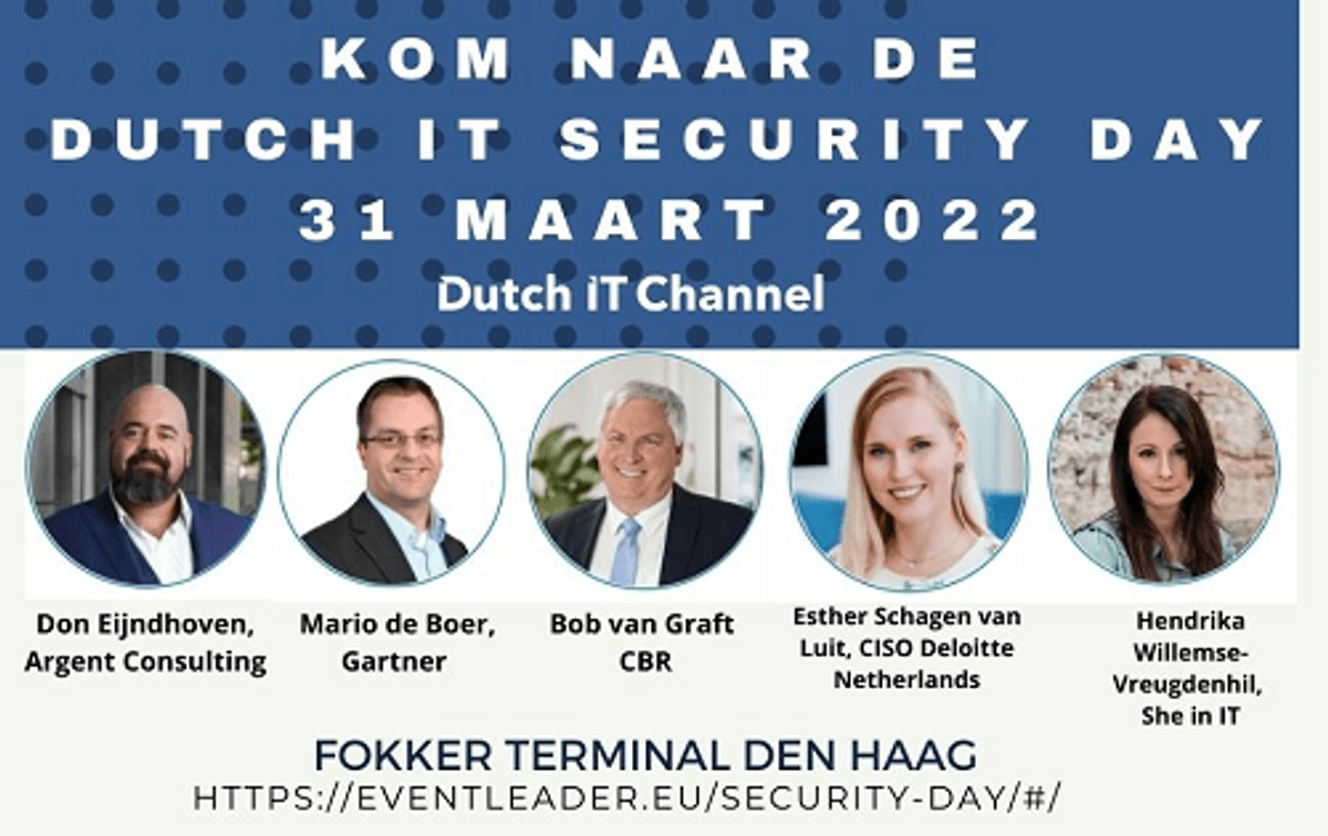 Dutch IT Security Day: schrijf u gratis in! image