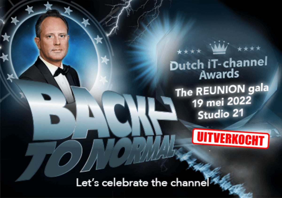 Dutch IT Channel Awards Back to Normal gala is uitverkocht image