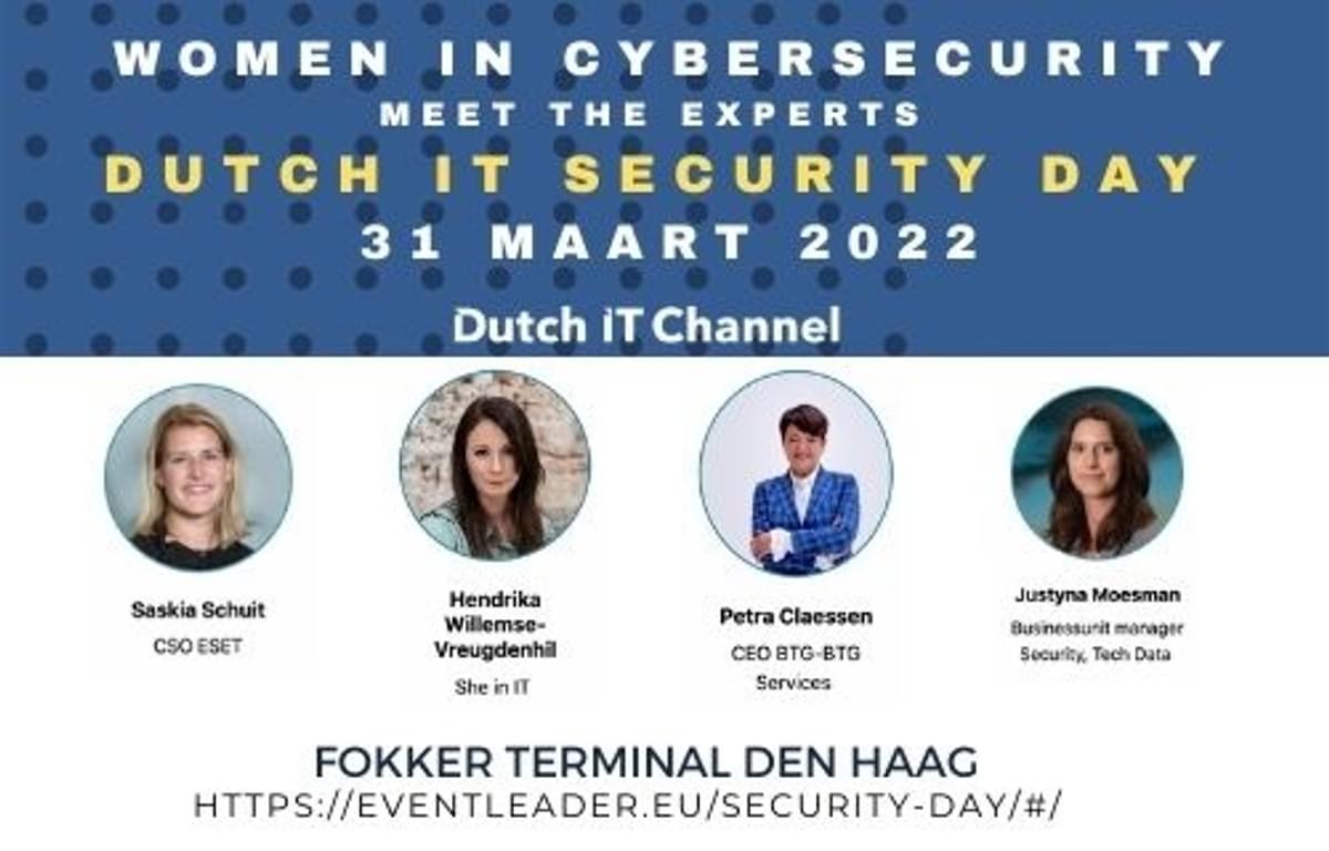 Panel over Vrouwen in Cybersecurity tijdens Dutch IT Security Day image