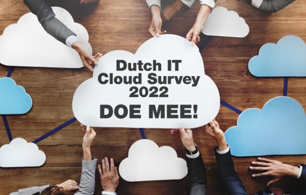 Dutch IT Cloud Survey heeft top tien vragen image