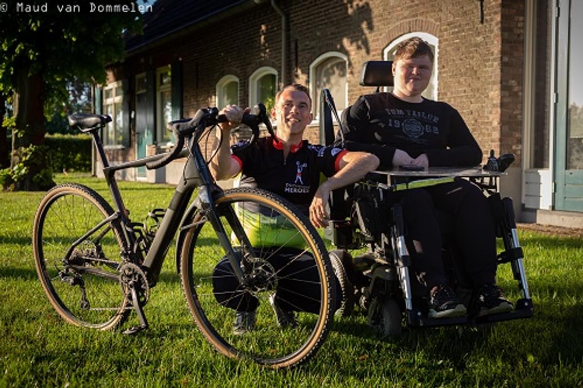 Patrick van den Elzen fietst voor Duchenne Heroes image