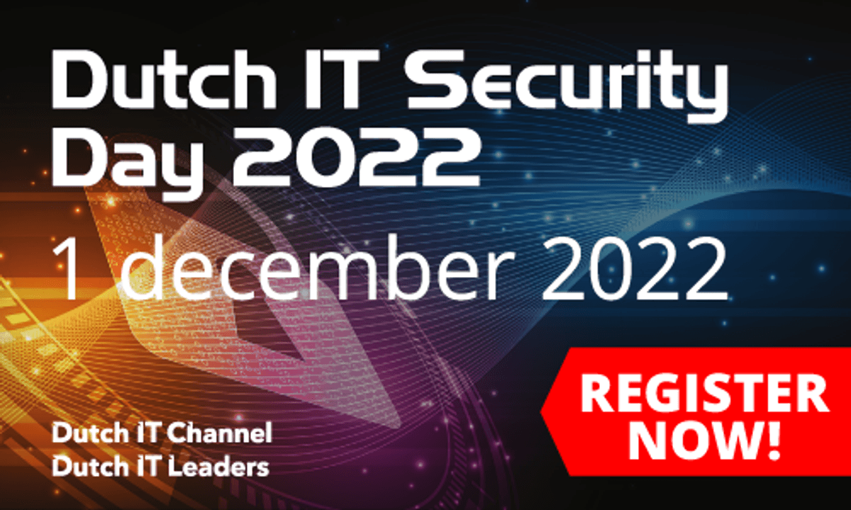 Dutch IT Security Day 1 december 2022: schrijf u nu in! image