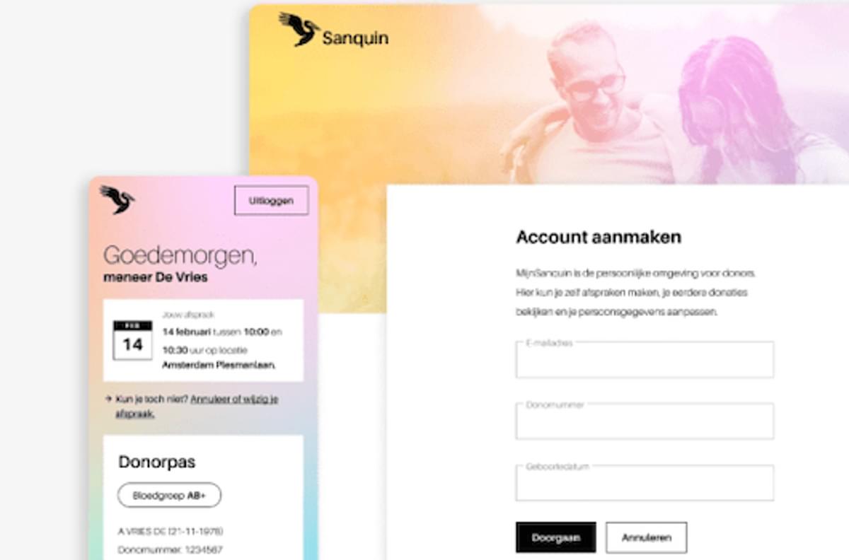 Bloedbank Sanquin realiseert online portals met Mendix image