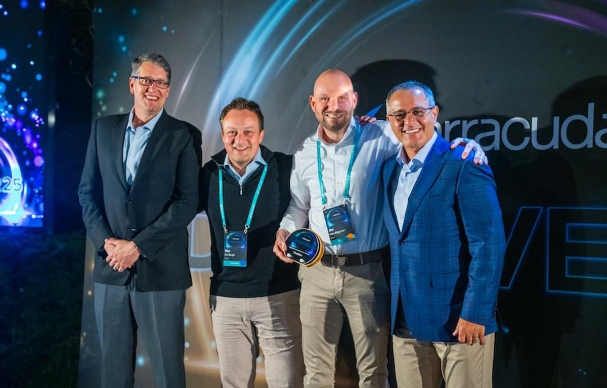 Tredion door Barracuda bekroond tot Regional Partner of the Year Benelux image