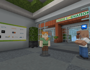 Studenten bouwen virtueel stadsdeel in Minecraft