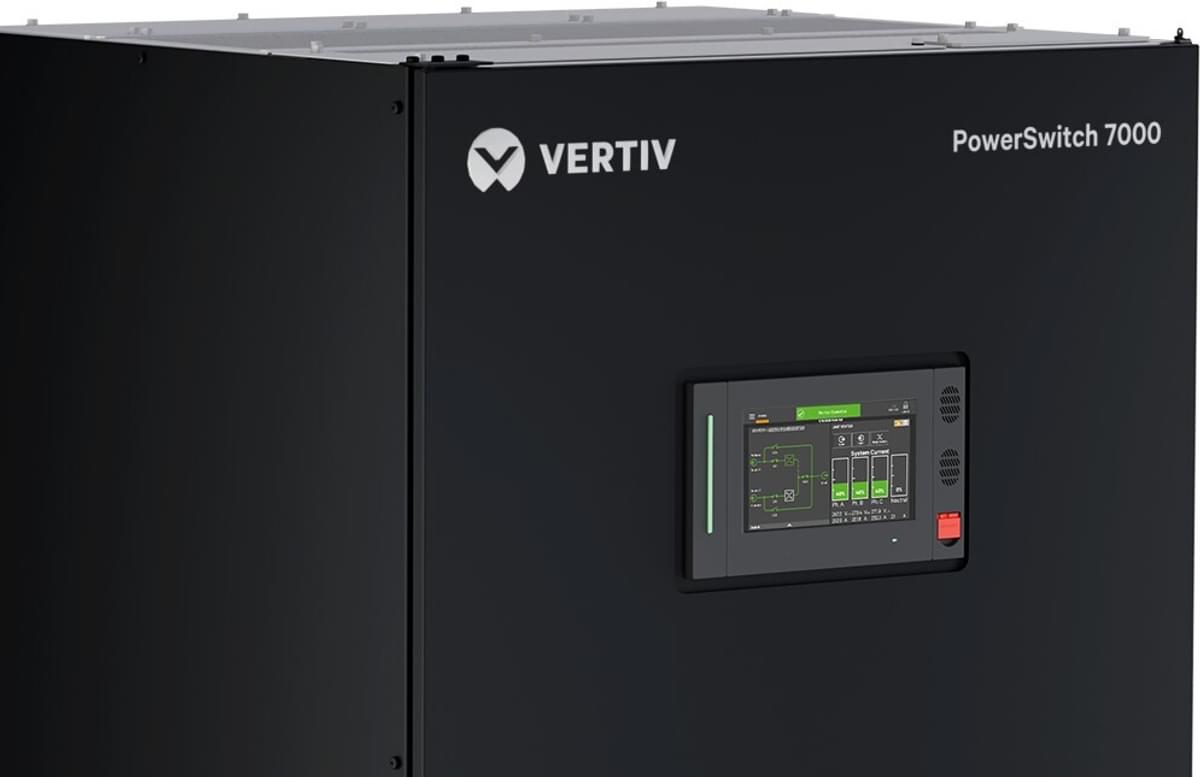 Vertiv breidt stroomportfolio uit met statische transferschakelaar (STS) image