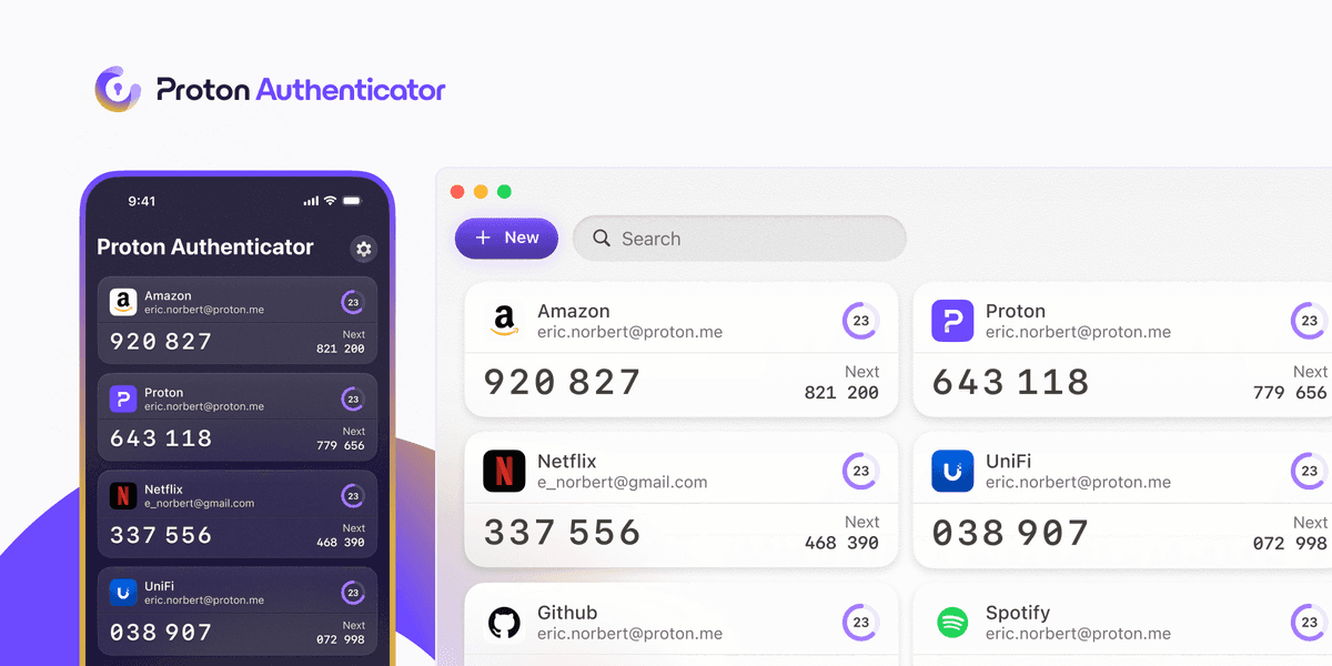 Proton introduceert eigen tweestapsverificatie-app image