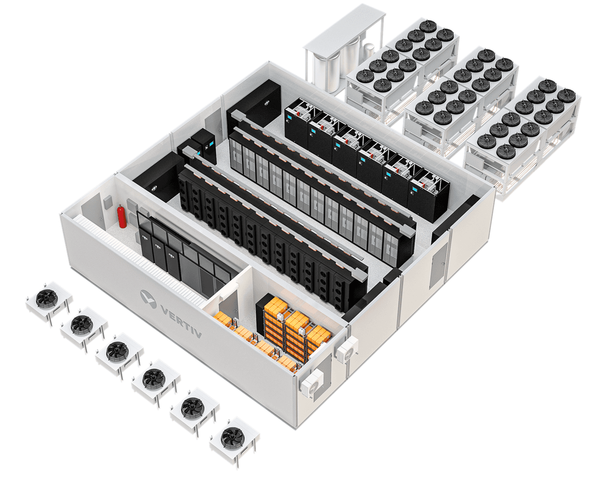 Vertiv introduceert stroom- en koeloplossing voor AI in datacentra image
