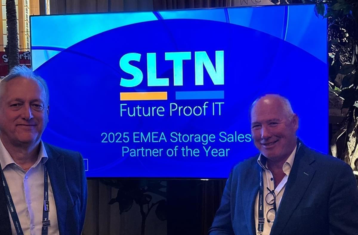 Dell Technologies eert SLTN met EMEA Storage Sales Partner of the Year Award image