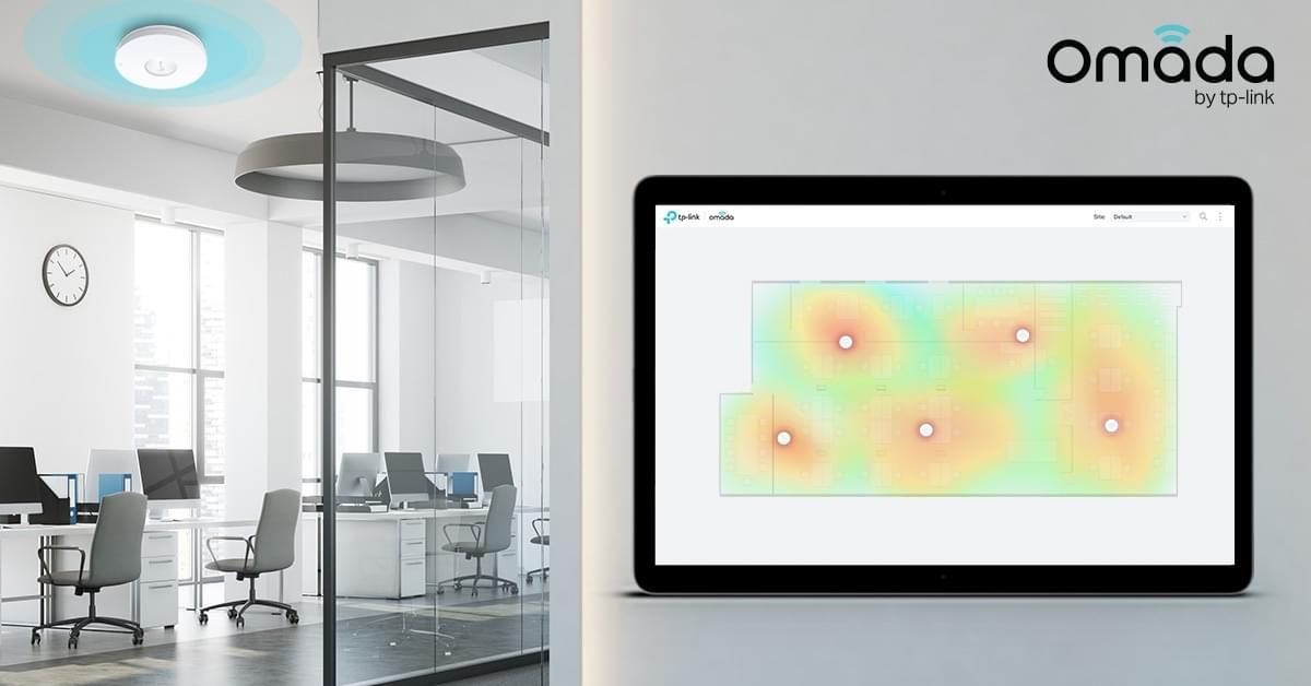 Een goede WiFi-dekking garanderen met de TP-Link Omada Heatmap Simulator image