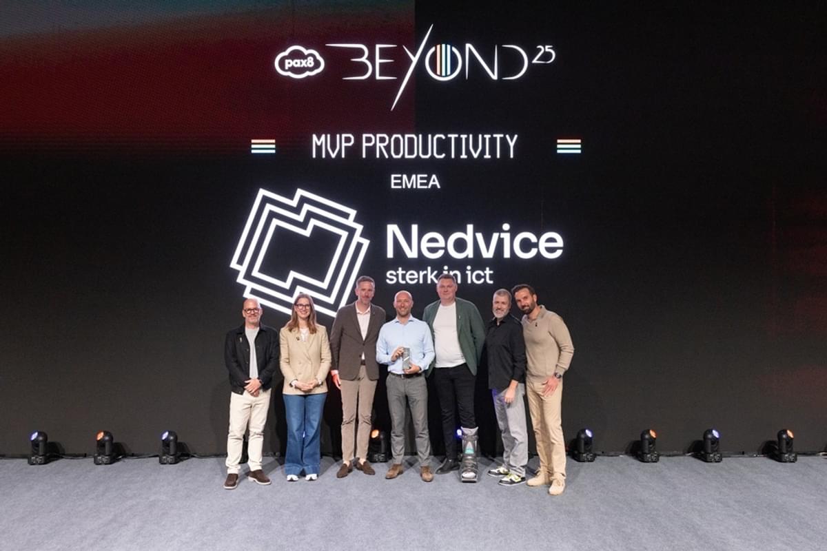 Nedvice ICT bekroond met Pax8 Beyond Partner Award 2025 image