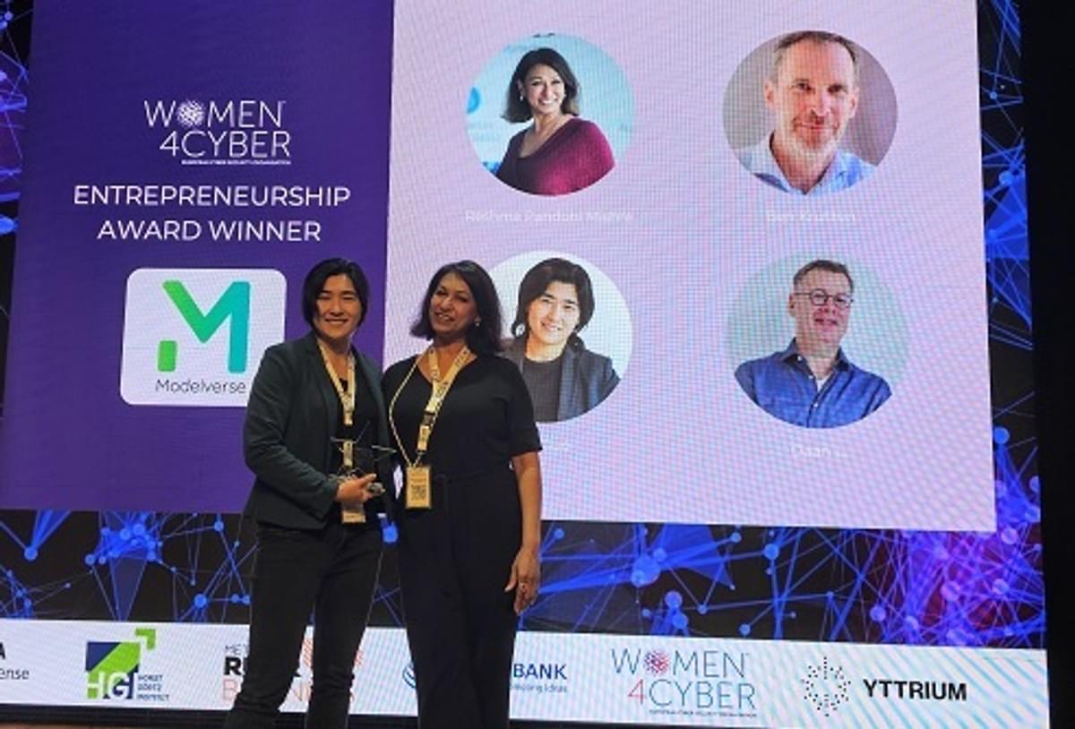 Modelverse geëerd om inclusiviteit en diversiteit met Women4Cyber Entrepreneurship Award image