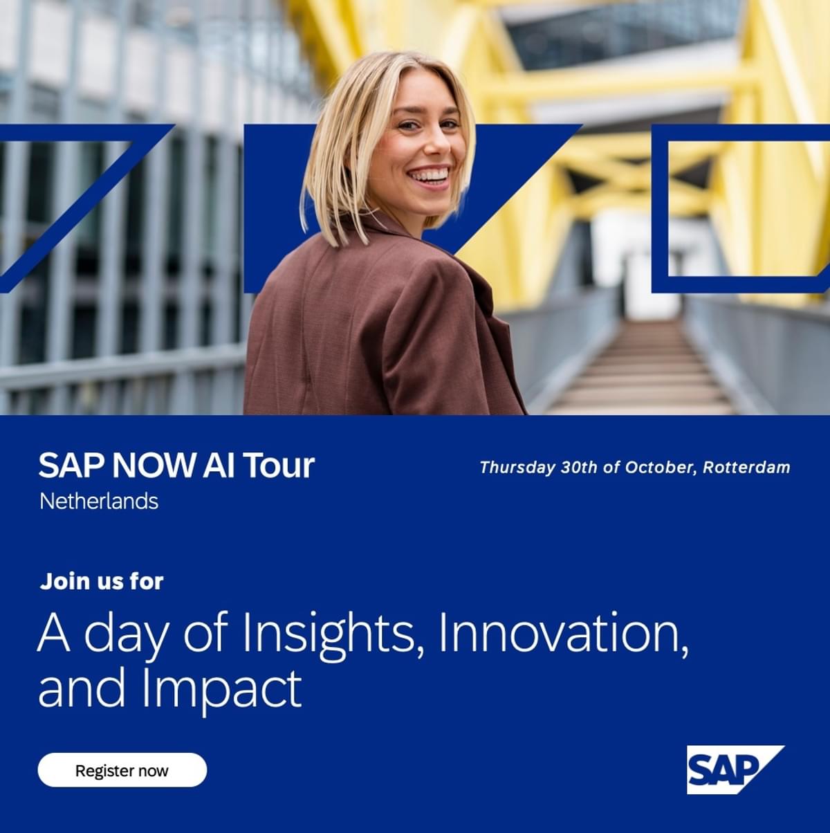 Digitale innovatie centraal tijdens SAP NOW AI Tour in Rotterdam image
