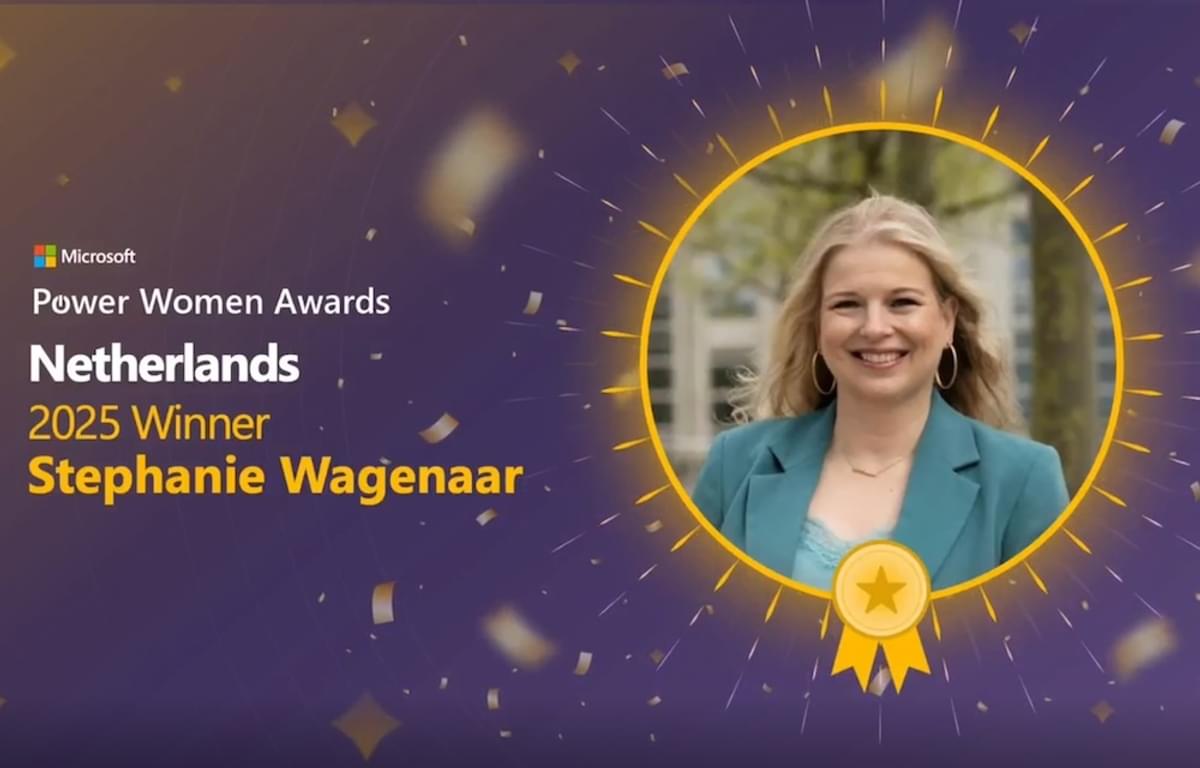 Stephanie Wagenaar wint Microsoft Power Women Awards 2025 image