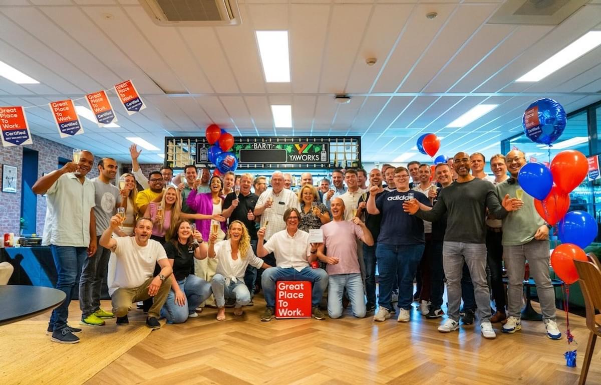 YaWorks voor derde keer op rij uitgeroepen tot Great Place to Work image