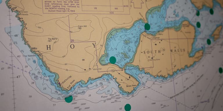Longhope Lifeboat Map
