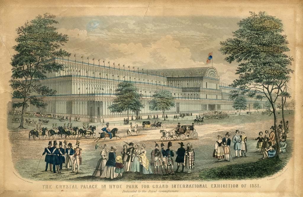 Johnstons of Elgin The Crystal Palace in Hyde Park for Great International Exhibition of 1851