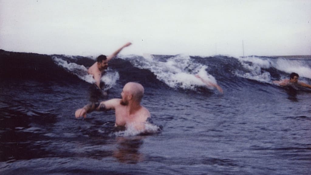 Johnstons of Elgin image of three people wild swimming in the sea off the Hopeman coast