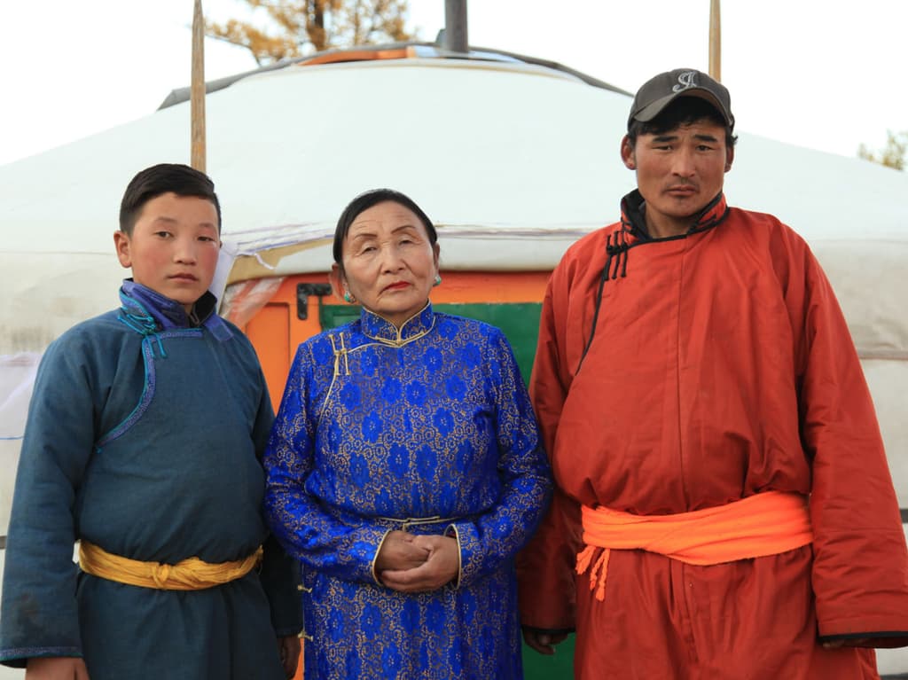 Group of herders from Mongolia