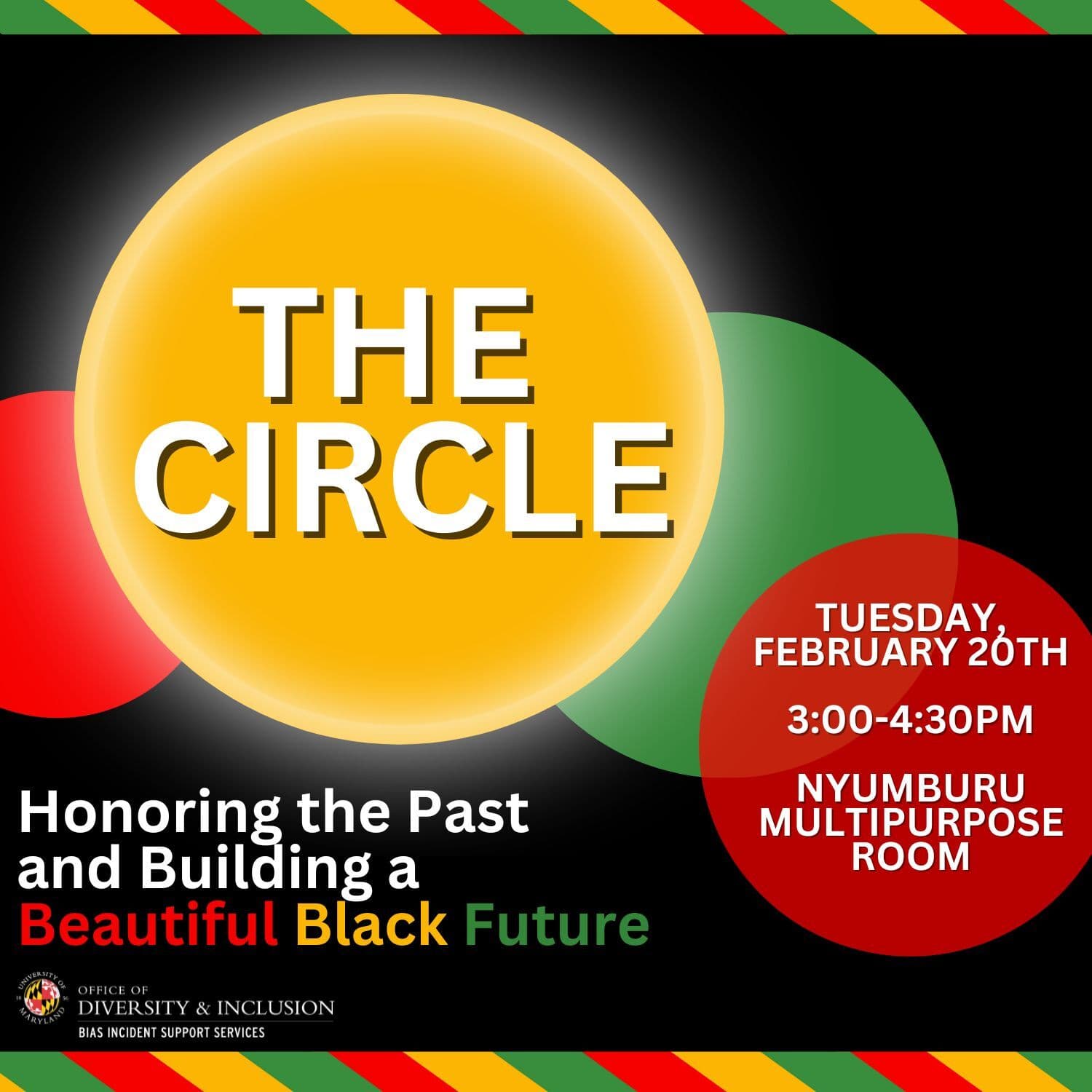 The Circle Black History Month Flyer