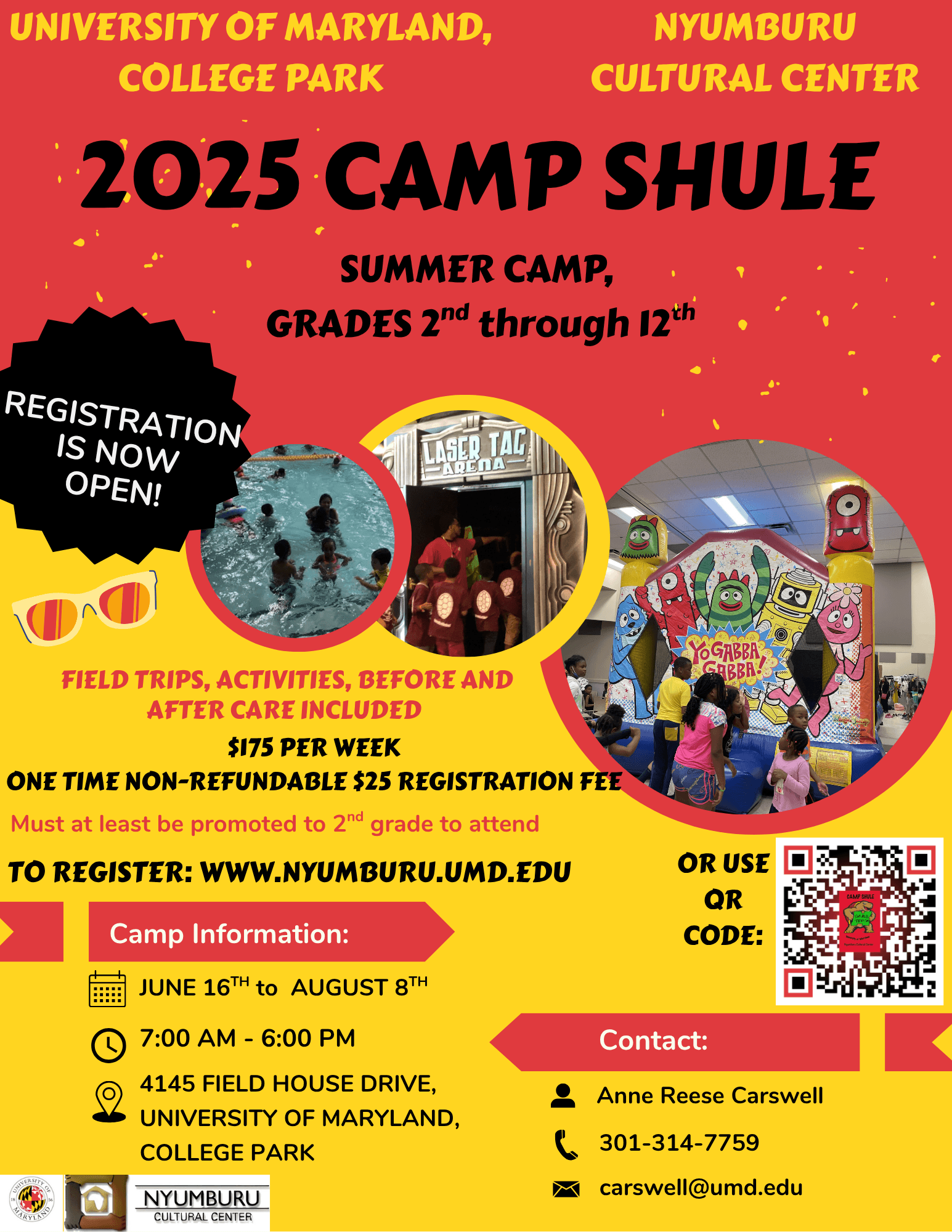 campshule 2025 new flyer