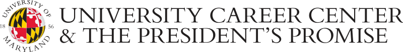 University Career Center & The President's Promise logo