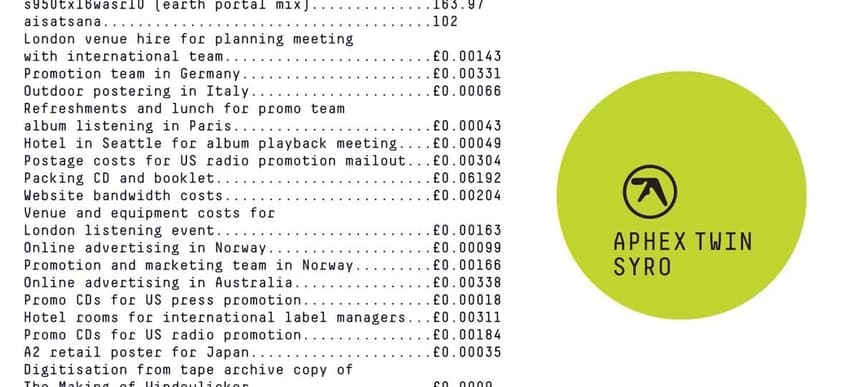 Aphex Twin Syro Album Artwork
