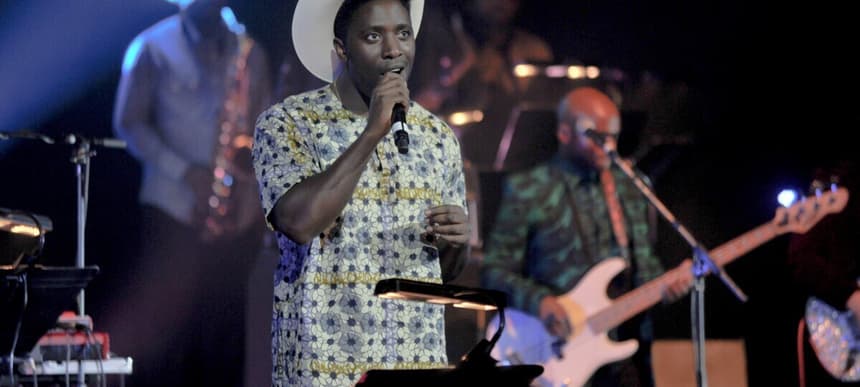 Atomic Bomb Who Is William Onyeabor At The Barbican Centre 01 04 14 Dmy Atomic Bomb Who Is William Onyeabor At The Barbican Centre 01 04 14 Dmy