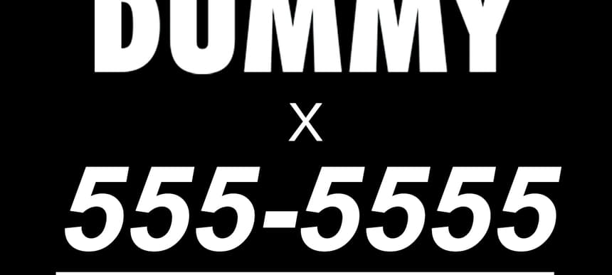 DUMM Yx555 5555 LOGOS black