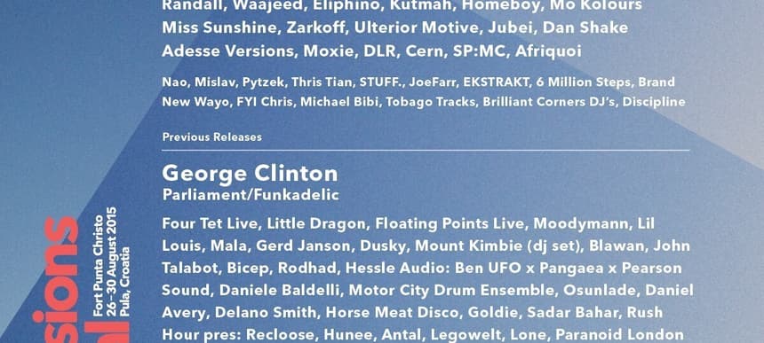 Dimensions complete lineup flyer