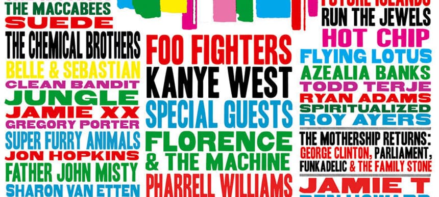 Glastonbury Festival 2015 Lineup Poster