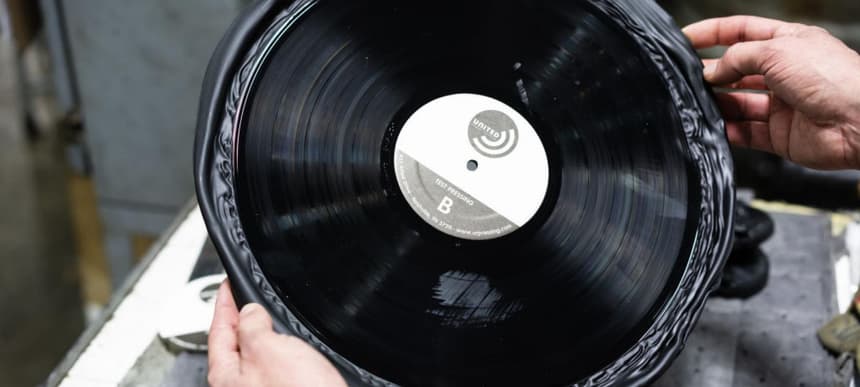 Vinyl record pressing 1135802276