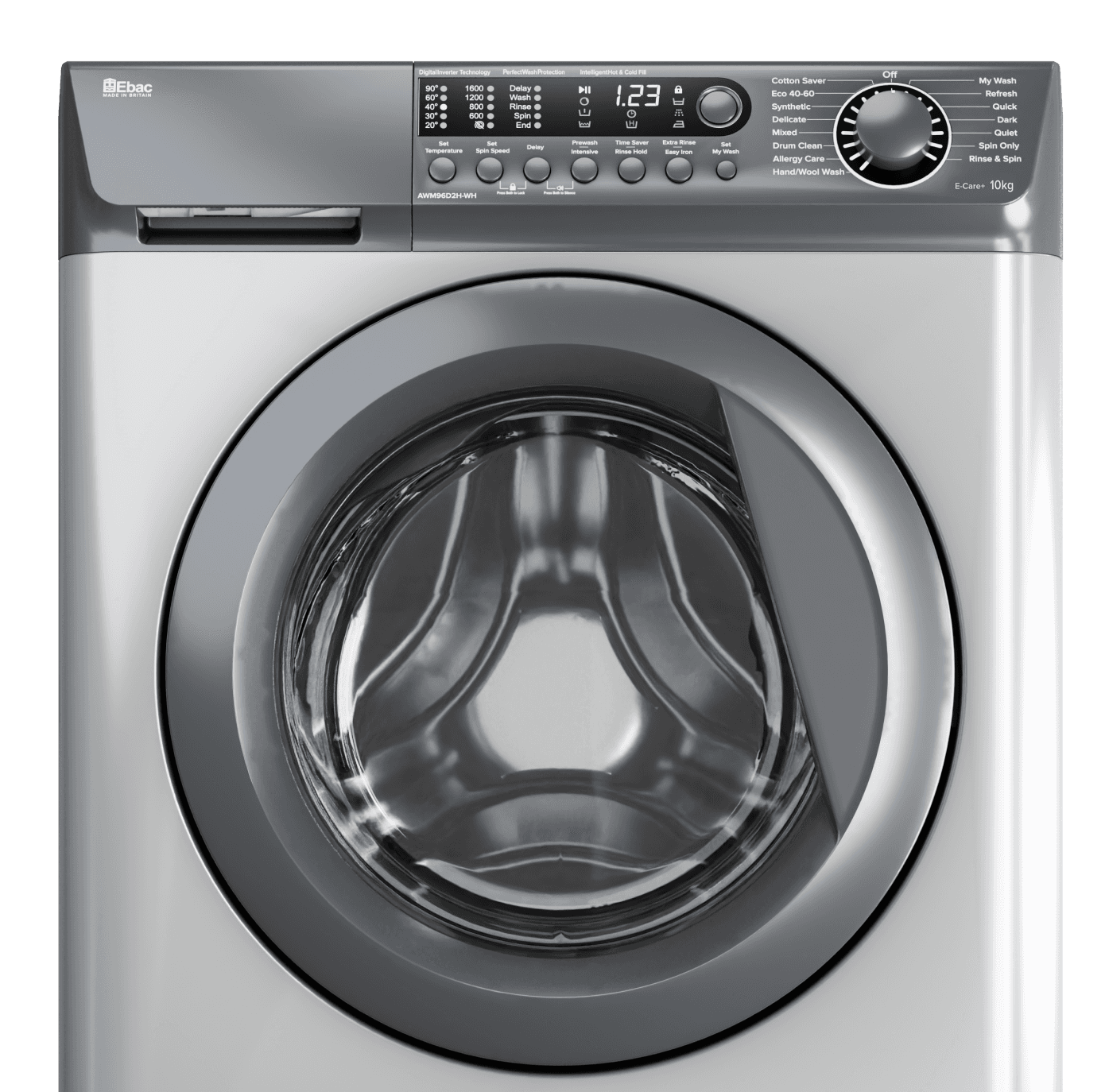 10kg 1600 Spin Washing Machine | Made in Britain | 7 Year Warranty