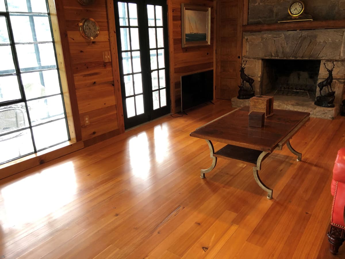Heart Pine wood flooring