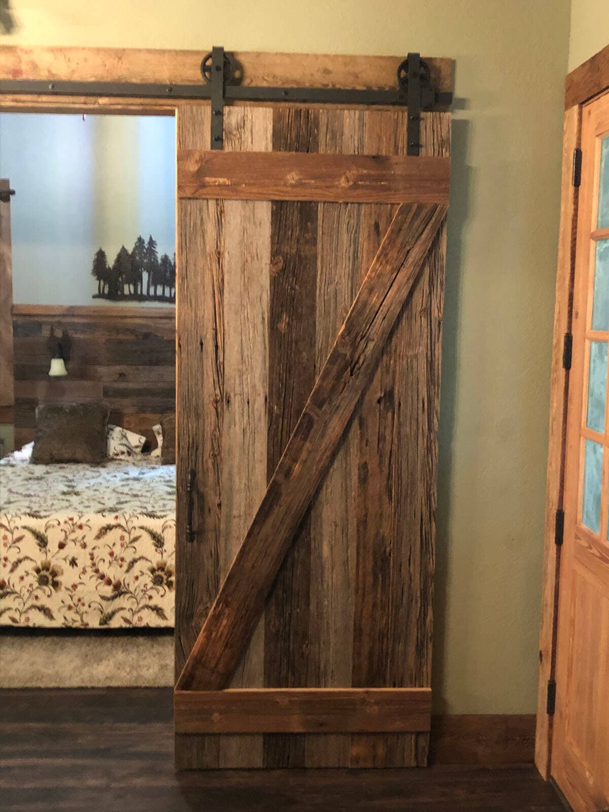 Original Surface interior Sliding Pine Barn Door