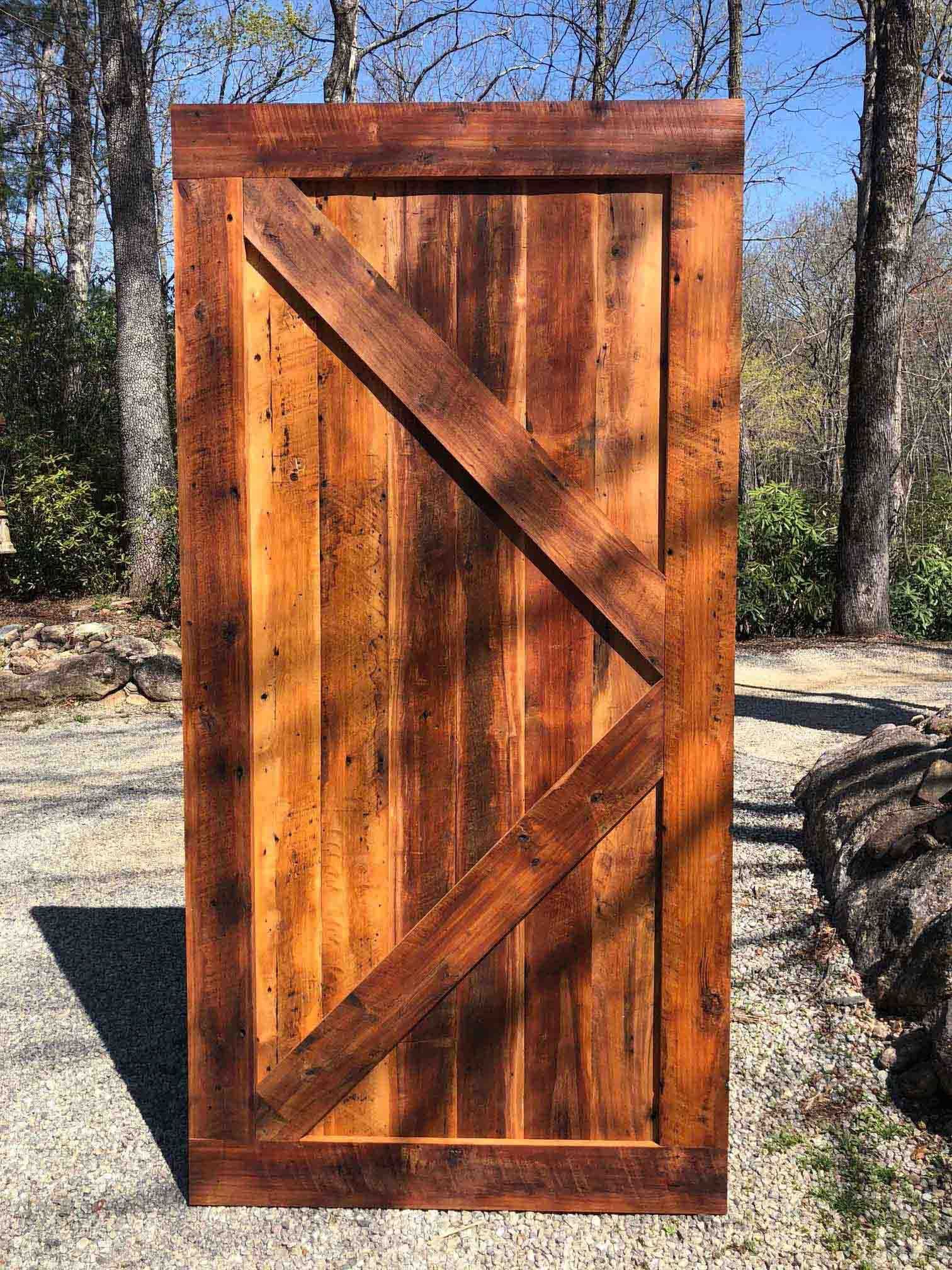 Rustic Barn Door Mixed Hardwood