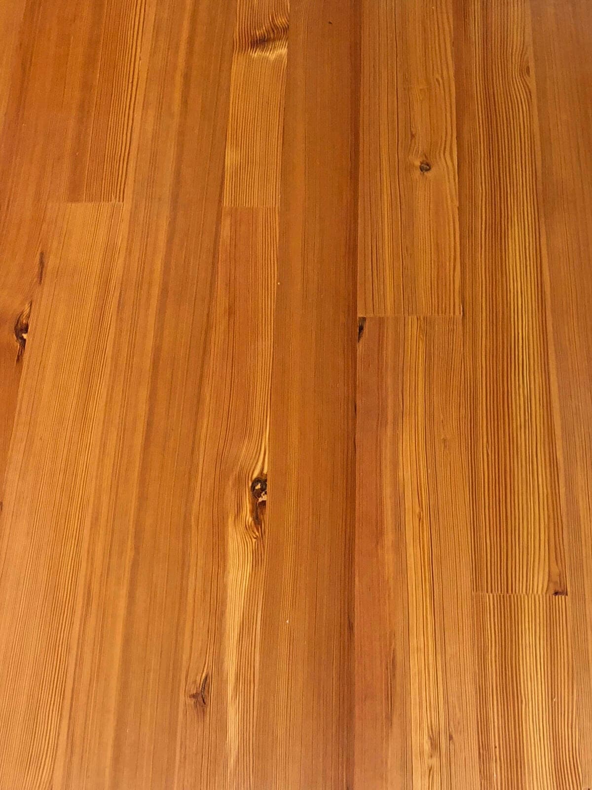 vertical grain heart pine closeup of floor planks