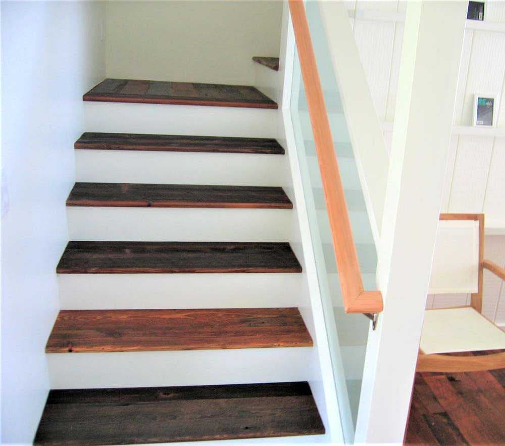Heartpine stair treads hawaii